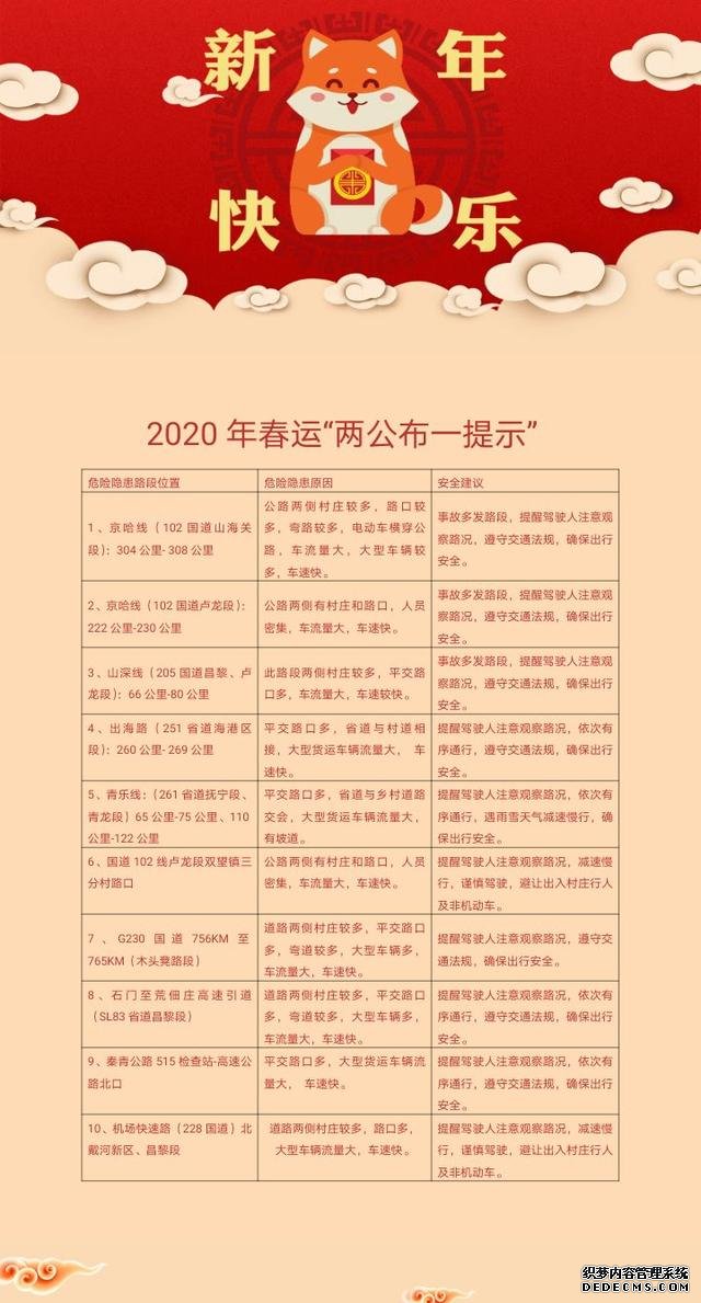 秦皇島市公安局發(fā)布風險預警提示